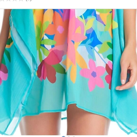 Bleu Rod Beattie Women's Away We Go Caftan Swim Coverup - Picture 2 of 6